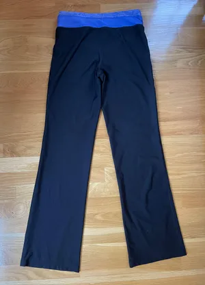 Black Bootcut Leggings Size M thumbnail 2