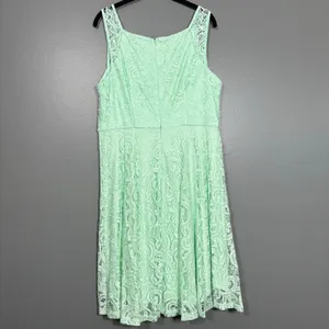 Dressystar Mint Green Lace Dress Coquette Romantic - 2XL - Women's Plus Size thumbnail 6