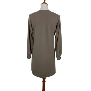 Magaschoni Brown Long Sleeve Dress‎ Medium Minimalist Soft Stretch thumbnail 3