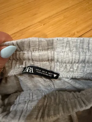 ZARA Wide-Leg Cropped Pants thumbnail 4
