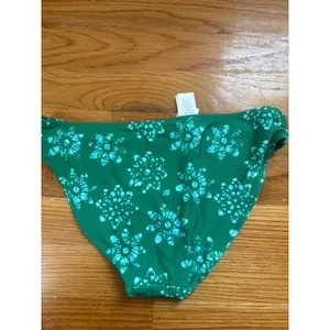 Aerie Real Good Green Tie‎ Dye Snowflake Bikini Bottom XS thumbnail 3