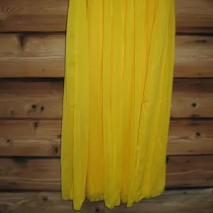NWT Elliatt Yellow Drop Waist Maxi Gown Dress Size XS thumbnail 12