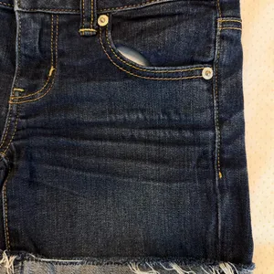 American Eagle Stretch Cut Off Denim Jean Shorts Size 0 inseam 4” Rise 6” thumbnail 9