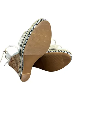 Bella-Vita Women’s White & Tan Wedges thumbnail 7