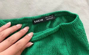 Green Maxi Dress with slit thumbnail 4