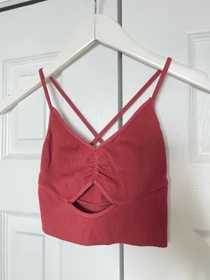 Free people movement ribbed cropped tank thumbnail 2