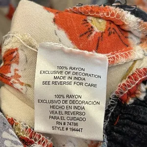 Patrons Of Peace Long Sleeve Floral M‎ Dress Ruffle Hem Boho Beach Festival thumbnail 6