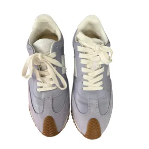 J/Slides NYC Lavender Retro Sneakers Women's 7.5 Gum Sole Mixed Media thumbnail 2