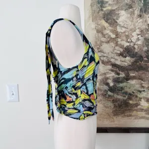 Free People Avenue Print Tank Top in Mint Combo Size Large $58 thumbnail 7