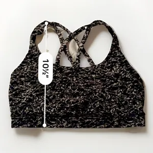 Lululemon White Black Geometric Sports Bra Wireless Women's Size XS thumbnail 5