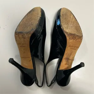 Kate Spade Women's Black‎ Patent Leather Slingback Pumps Size 7 thumbnail 8