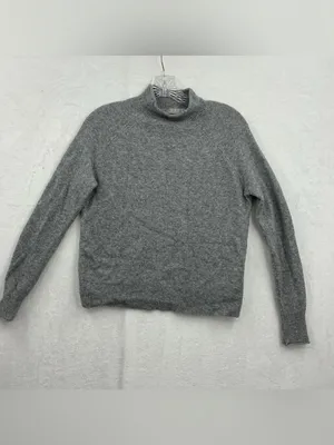 J. Crew Light Gray Mock Neck Sweater 901 thumbnail 2