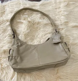 Source Unknown Vintage Y2K Tan Genuine Leather Hobo Shoulder bag Phone Side Pockets thumbnail 1