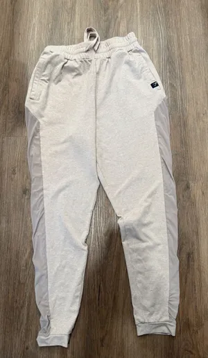 Gymshark Womens Beige Heathered Mesh Panel Joggers‎ GLJG3599 Drawstring Medium thumbnail 1