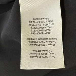 Aritzia Wilfred Black Sleeveless V Neck Faux Wrap Mini Sheath Dress Size XXS thumbnail 8