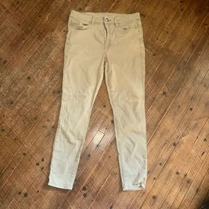 American Eagle tan high rise stretchy 8 short jeggings thumbnail 2