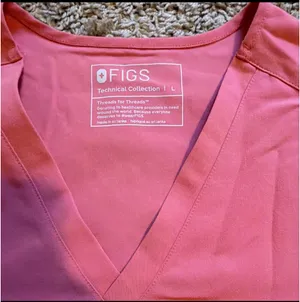 FIGS Women’s Catarina Scrub Top in Limited Edition Quartz Size Large thumbnail 3