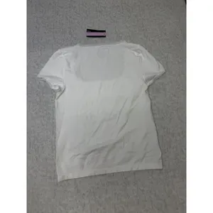 Wild Fable Womens Lace Trim Square Neck Short Sleeve Top White XL‎ NWT thumbnail 3