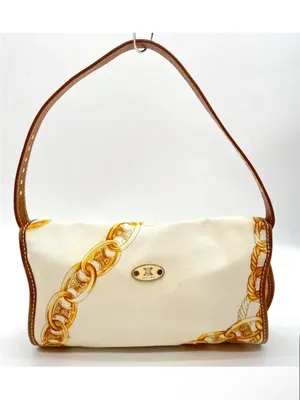 Celine vintage canvas leather Baguette bag thumbnail 2