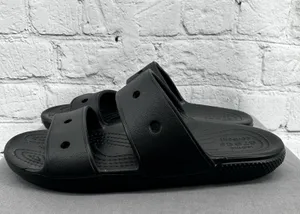 Crocs Classic Slide Sandals Men's Size 5 Women's 7 Black thumbnail 3