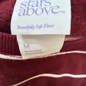 Stars Above Super Soft inner fleece long sleeve! Wine & Pink color thumbnail 6