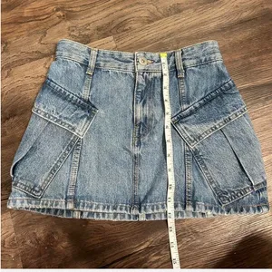 Pull & Bear Skirt Denim Mini thumbnail 4