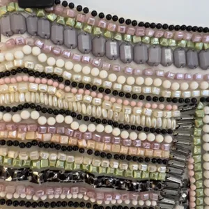 Zara Full Beaded Mini Skirt thumbnail 2