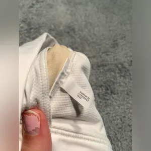 Athleta White Sports Bra thumbnail 6