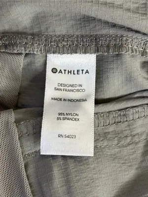 ATHLETA Trekkie Hike Pant silver gray size 10 petite thumbnail 4