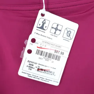 FootJoy Womens Layered Knit Skort Fig Burgundy Golf Tennis Skirt XS thumbnail 4