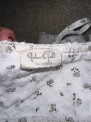 PacSun Tank Top White Floral thumbnail 2