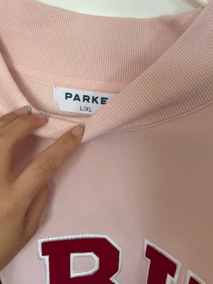 PARKE valentine’s day Pink Crewneck Sweater - Soft Pullover thumbnail 2