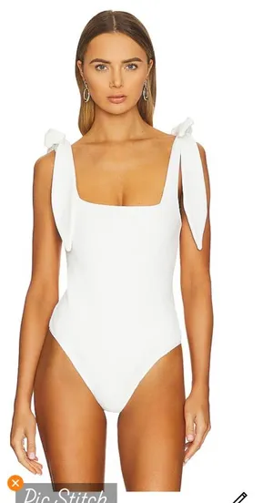 Show Me Your Mumu Gidget Bodysuit White thumbnail 1