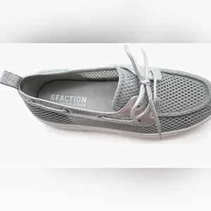 Kenneth Cole Reaction Silver Mesh Platform Lace-Up Sneakers thumbnail 7