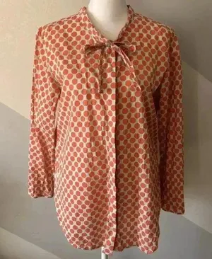 Fossil polka dot blouse thumbnail 1