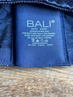 New BALI Classic Support Cool Comfort Full Coverage Bra size- 34DD thumbnail 10