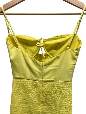 Tiger Mist Joslin Mini Dress Yellow Size XS Coquette Sabrina Carpenter Romantic thumbnail 10