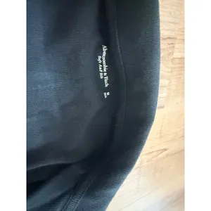 Abercrombie & Fitch Soft A&F Rib Full Zip Long Sleeve Top Black Medium thumbnail 3
