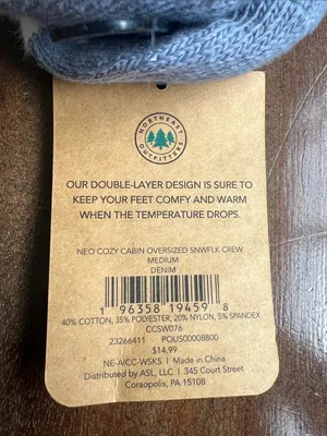 Socks All in Motion Heavyweight Fair Isles Crew + Northeast outfitter cozy cabin thumbnail 7