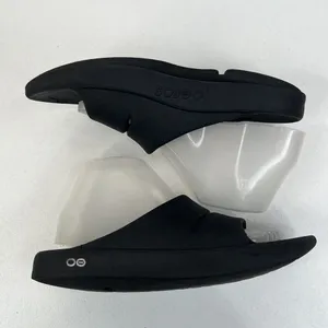 Oofos OOahh Black Unisex EU 39 Men 6 Women 8 Recovery Comfort Lightweight Slides thumbnail 4