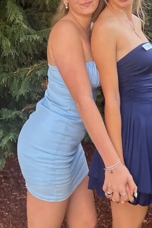 Hello Molly Blue Mini Dress thumbnail 1