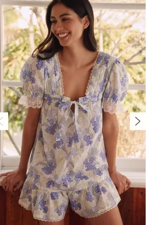 Anthropologie Romper Linen thumbnail 1