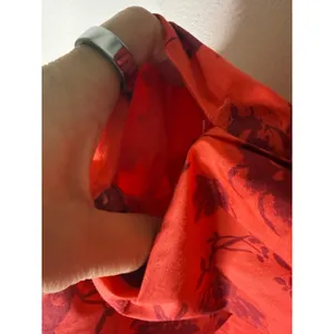 Free people meet me in Maui printed mini dress heat red wave floral size small thumbnail 4