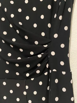 - Black and White Polkadot Dress thumbnail 3