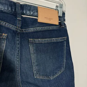 Moussy Vintage‎ Warren Skinny Blue Jeans Raw Hem Size 24 Designer Minimalist thumbnail 9
