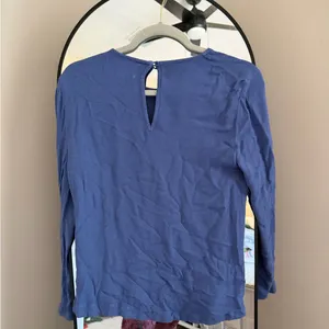 Anthropologie Cloth & Stone Blue Long Sleeve Top thumbnail 5