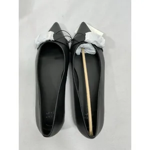 Womans New A New Day Valentina Slip On Flats Size 9.5 Black Buckle Accent thumbnail 4