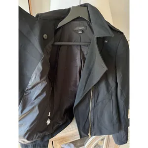 Ann‎ Taylor Moto Jacket Women Black Size 4 (T2) thumbnail 5