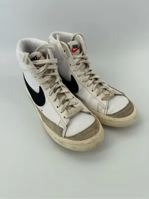 Nike Blazer Mid '77 Vintage CZ1055-100 White Black Shoes 2021 Womens Size 8.5 thumbnail 2