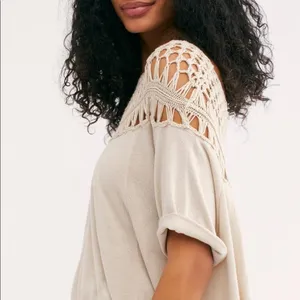 Free People We The Free Collette Tee Top thumbnail 2